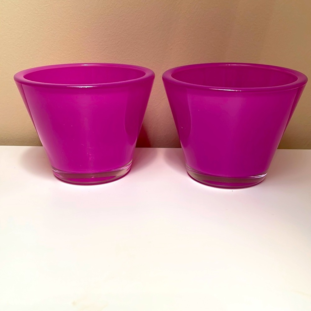 Crate&Barrel votive holders, set of 2